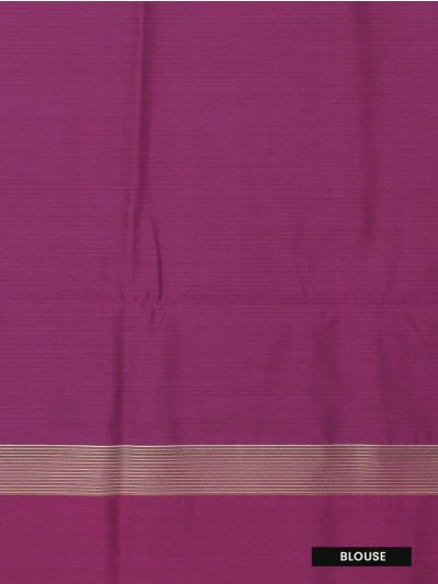 Gracecharm Art Soft Silk Square Butta Floral Contrast Border Saree