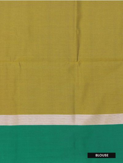 Gracecharm Art Soft Silk Silver Thread Butta Contrast Border Saree