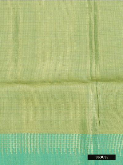 Gracecharm Fancy Semi Tissue Geometric Patterns Floral Buttis Saree
