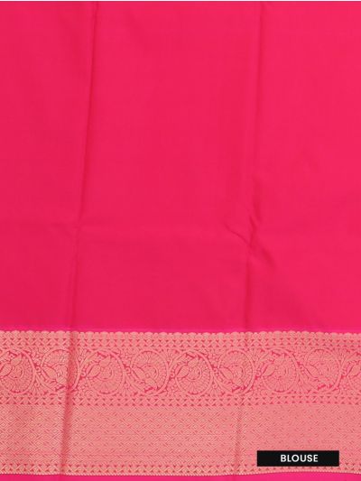 GraceCharm Art Silk Mustard Yellow Stripes with Contrast Border Saree