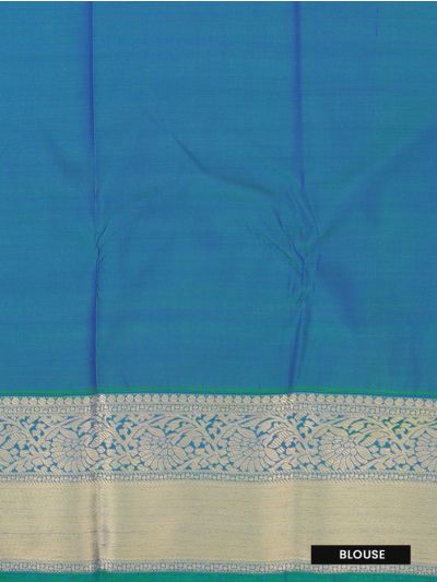 GraceCharm Art Silk Coral Red Gold Butta with Diamond Brocade Pallu Saree