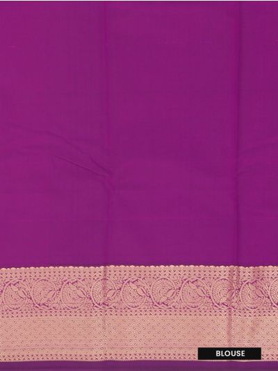 GraceCharm Art Silk Royal Blue Gold Floral Butta with Paisley Zari Pallu Saree