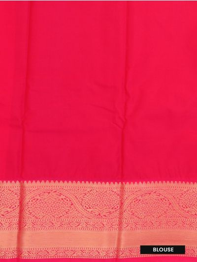 GraceCharm Art Silk Teal Blue Striped Butta with Zigzag Wave Pallu Saree