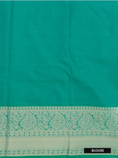 GraceCharm Art Silk Mustard Yellow Floral Butta with Zigzag Pallu Saree