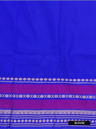 GraceCharm Art Silk Yellow Butta with Contrast Paisley Pallu Saree
