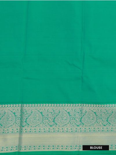 GraceCharm Art Silk Four Dot Butta with Paisley Zari Border Saree