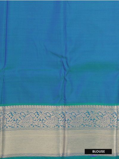 GraceCharm Art Silk Butta with Floral Zari Border Saree