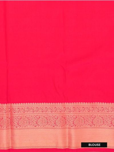 GraceCharm Art Silk Mango Yellow Butta with Floral Jaal Pallu Saree