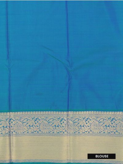 GraceCharm Art Silk Striped Butta with Diamond Brocade Pallu Saree