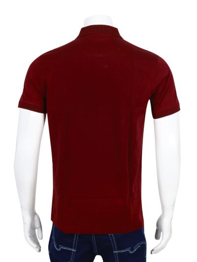 Vitomine Men’s Premium Cotton Collar Half Sleeve Casual T-Shirt