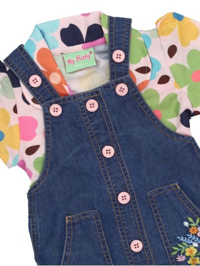 Graceful Essence Cotton Girls Fancy Readymade Western Frock