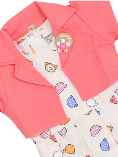 Graceful Essence Cotton Girls Fancy Readymade Western Frock