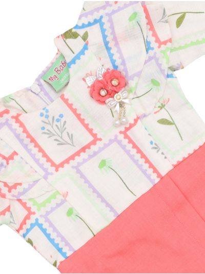Graceful Essence Imported Girls Fancy Readymade Western Frock