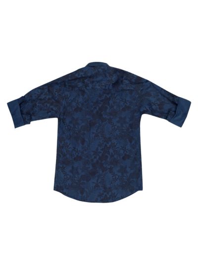 Gracecharm Boys Cotton Casual Printed Full Sleeve Shirt