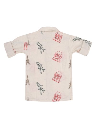 Gracecharm Boys Cotton Casual Full Sleeve Shirt