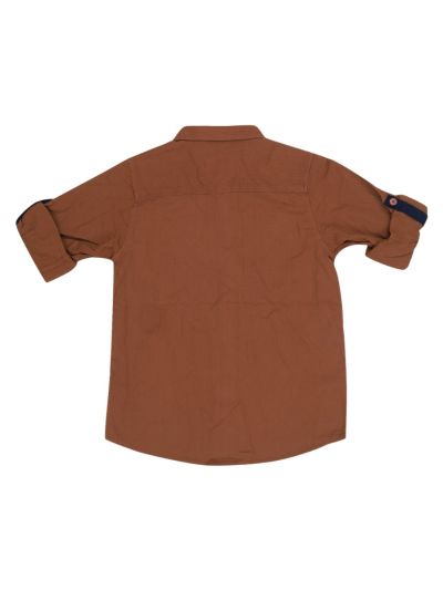 Gracecharm Boys Cotton Casual Full Sleeve Shirt