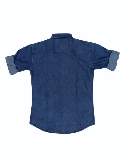 Gracecharm Boys Soft Denim Casual Full Sleeve Shirt