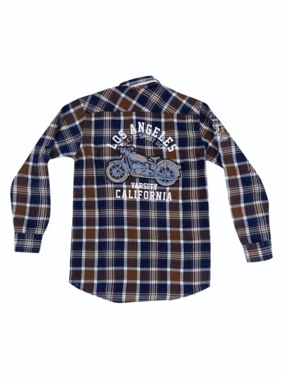 Gracecharm Boys Cotton Casual Full Sleeve Shirt