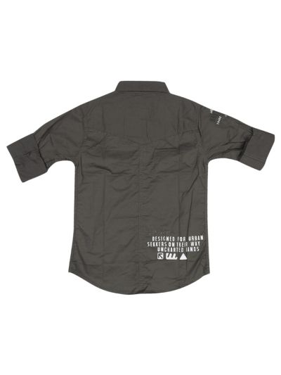 Gracecharm Boys Cotton Casual Full Sleeve Shirt