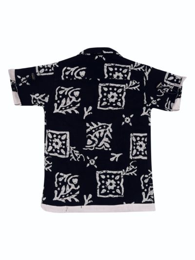 Gracecharm Boys Muslin Cotton Casual Half Sleeve Shirt