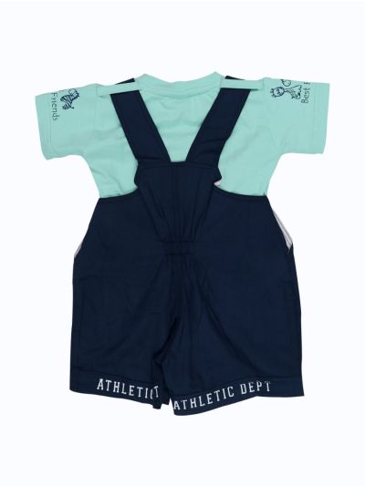 Graceful Essence Readymade Dungaree Set for Baby Boy