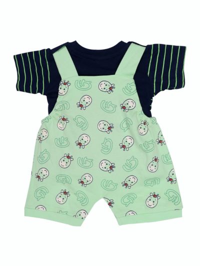 Graceful Essence Readymade Dungaree Set for Baby Boy