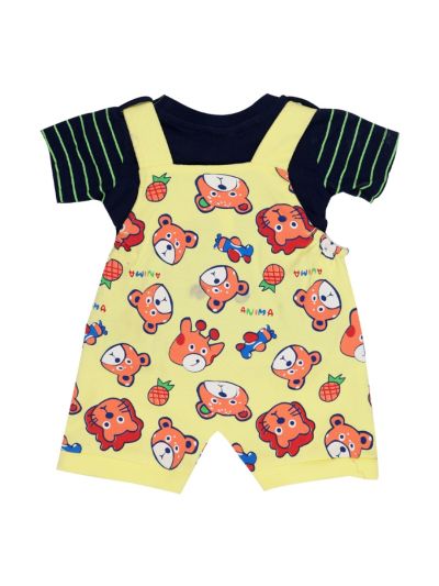 Graceful Essence Readymade Dungaree Set for Baby Boy