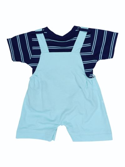 Graceful Essence Readymade Dungaree Set for Baby Boy