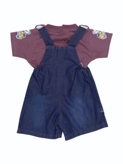 Graceful Essence Readymade Dungaree Set for Baby Boy