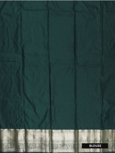Gracecharm Elegant Gift Art Silk Butta Design Contrast Border Saree