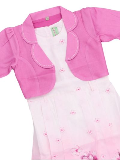 Graceful Essence Cotton Girls Fancy Readymade Western Frock