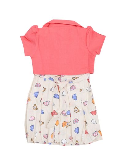 Graceful Essence Cotton Girls Fancy Readymade Western Frock