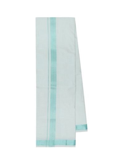 KKV Men’s Half Sleeve Tissue Cotton Readymade Shirt and Dhoti Set