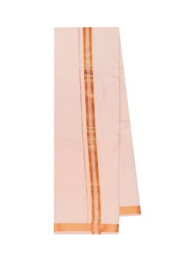 KKV Men’s Full Sleeve Tissue Cotton Readymade Shirt and Dhoti Set