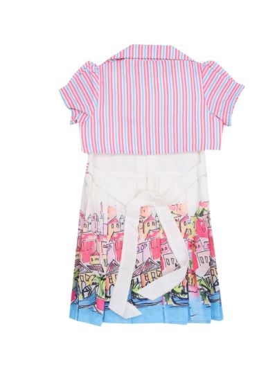Graceful Essence Cotton Girls Fancy Readymade Western Frock