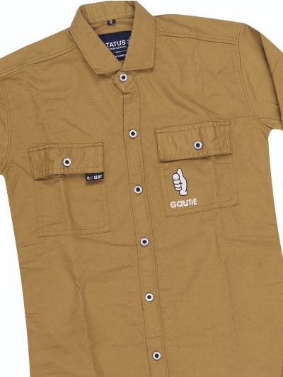 Gracecharm Boys Cotton Casual Full Sleeve Shirt