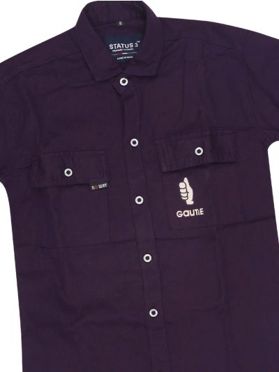 Gracecharm Boys Cotton Casual Full Sleeve Shirt