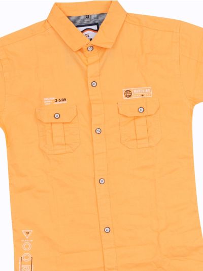 Gracecharm Boys Cotton Casual Half Sleeve Shirt