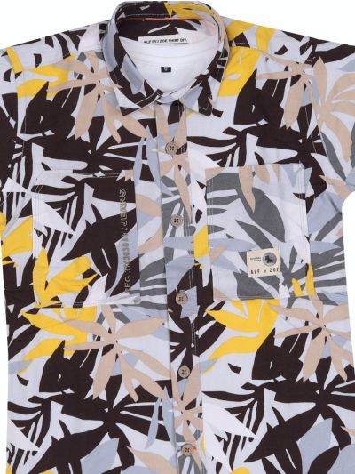 Gracecharm Boys Cotton Casual Full Sleeve Shirt