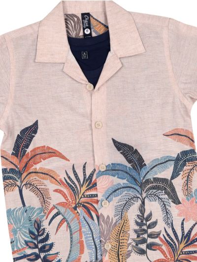 Gracecharm Boys Cotton Casual Full Sleeve Shirt