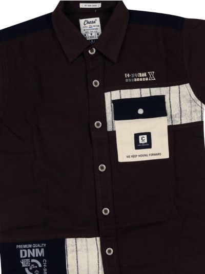 Gracecharm Boys Cotton Casual Full Sleeve Shirt