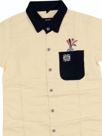 Gracecharm Boys Cotton Casual Full Sleeve Shirt