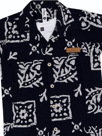 Gracecharm Boys Muslin Cotton Casual Half Sleeve Shirt