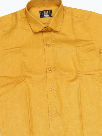 KKV Boys Cotton Half Sleeve Readymade Shirt and Dhoti Set