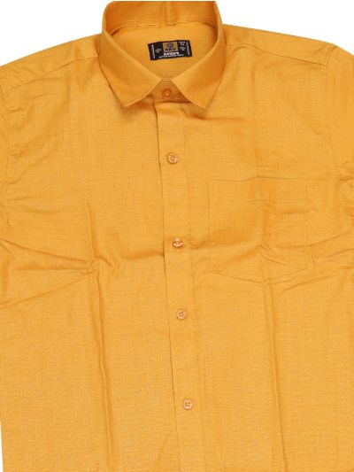 KKV Boys Cotton Half Sleeve Readymade Shirt and Dhoti Set