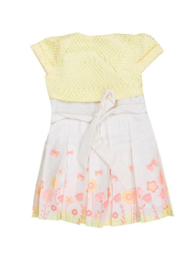 Graceful Essence Cotton Mix Girls Fancy Readymade Western Frock