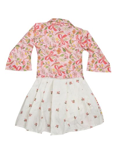 Graceful Essence Cotton Mix Girls Fancy Readymade Western Frock