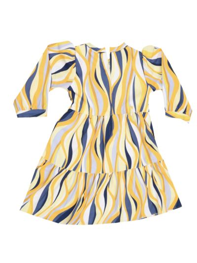 Graceful Essence Satin Mix Girls Fancy Readymade Western Dress