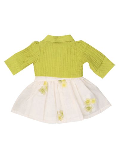 Graceful Essence Cotton Readymade Girls Frock