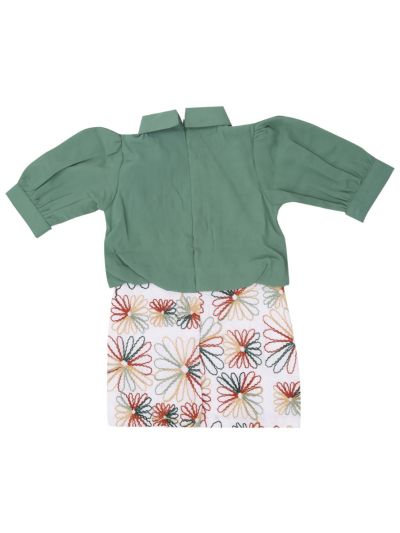 Graceful Essence Chiffon Readymade Baby Girls Frock